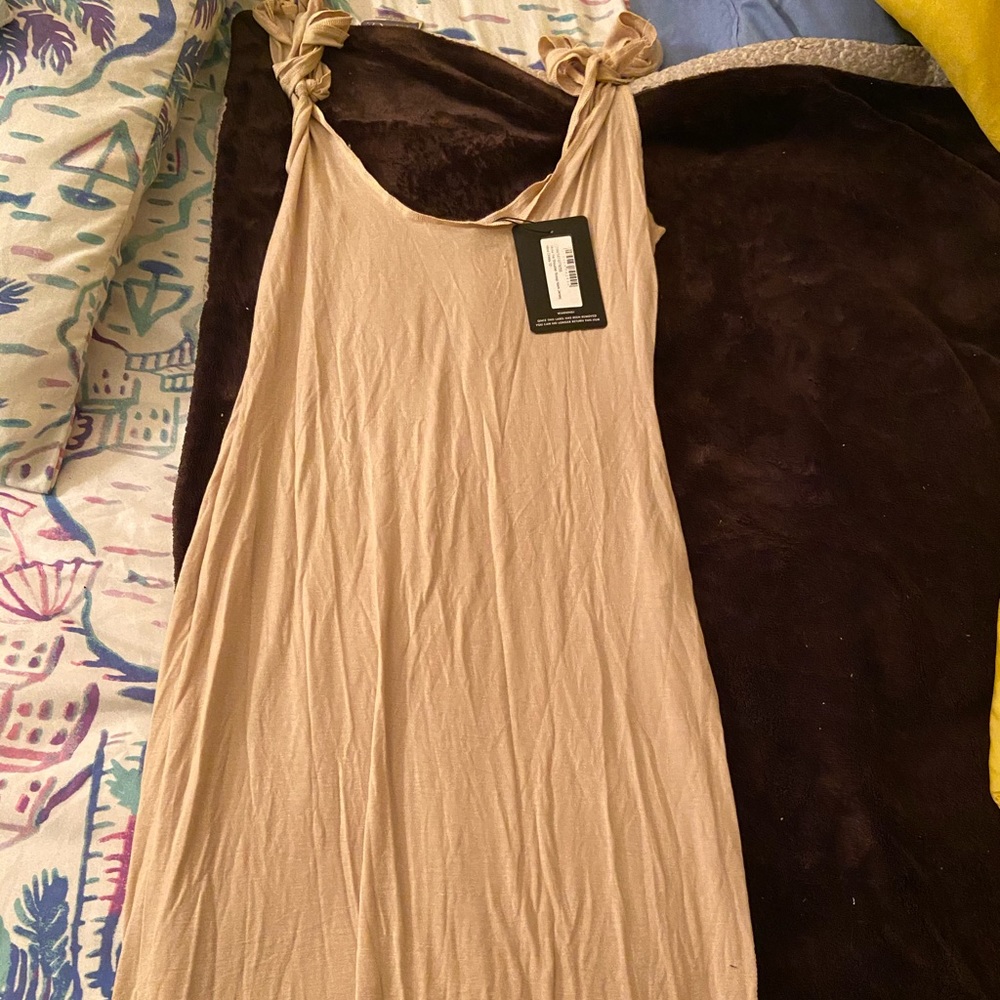 Long dress with a split
